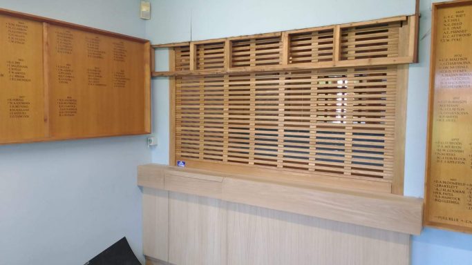 Open style roller shutter