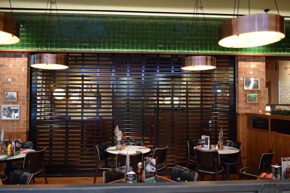 See through roller shutter