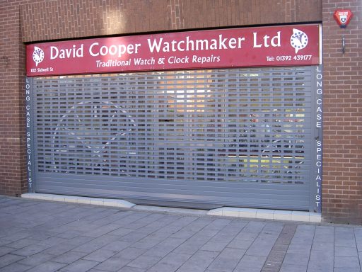 Inline punched roller shutter
