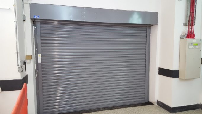 Solid steel roller shutter