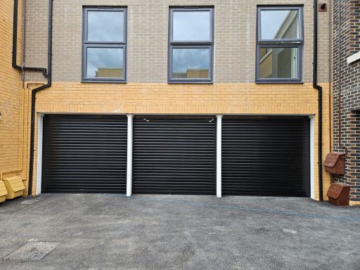 Perforated car park shutter