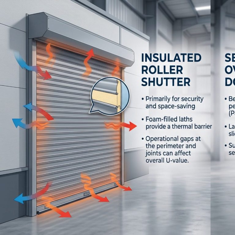 Steel Roller Shutters with Wicket Door