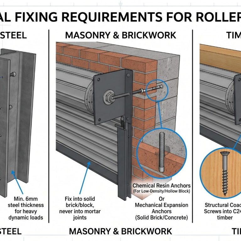 Steel Roller Shutters with Wicket Door