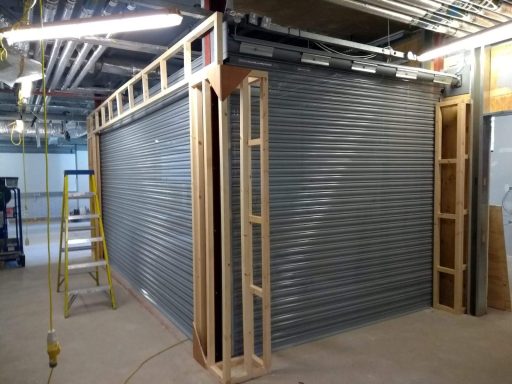 Market stall roller shutters