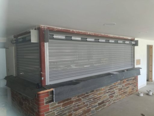Bar shutter perforated